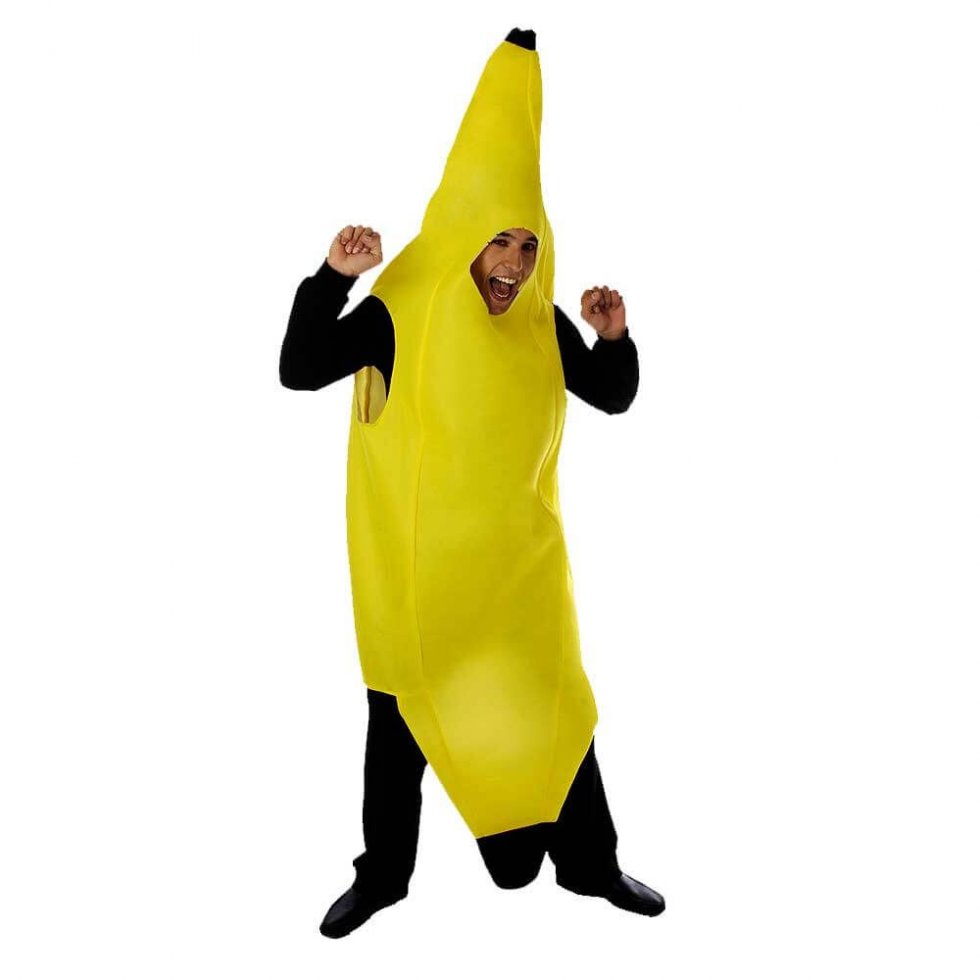 касцюм банан карнавальная маска