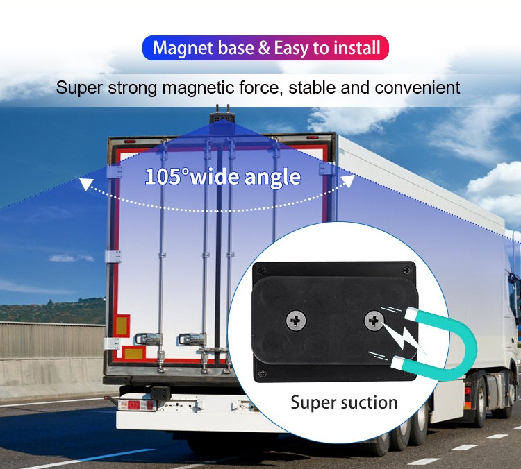 Wi-Fi камера з магнітам для аўтамабіля фургон грузавік