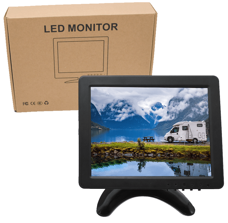 8-цалевы манітор TFT LCD маніторы для камер відэаназірання