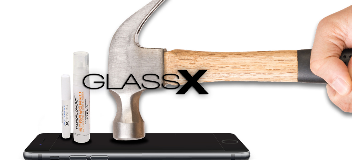 Нябачная абарона для смартфона GlassX