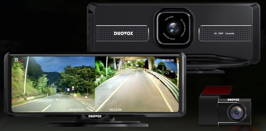 аўтамабільная камера з лепшым начным бачаннем - duovox v9