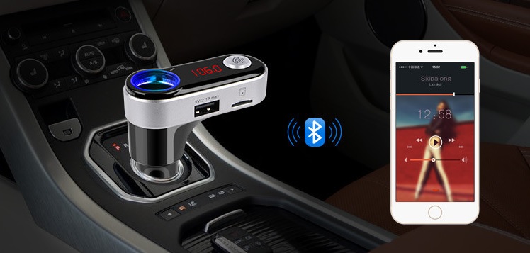 FM-перадатчык з Bluetooth слотам SD