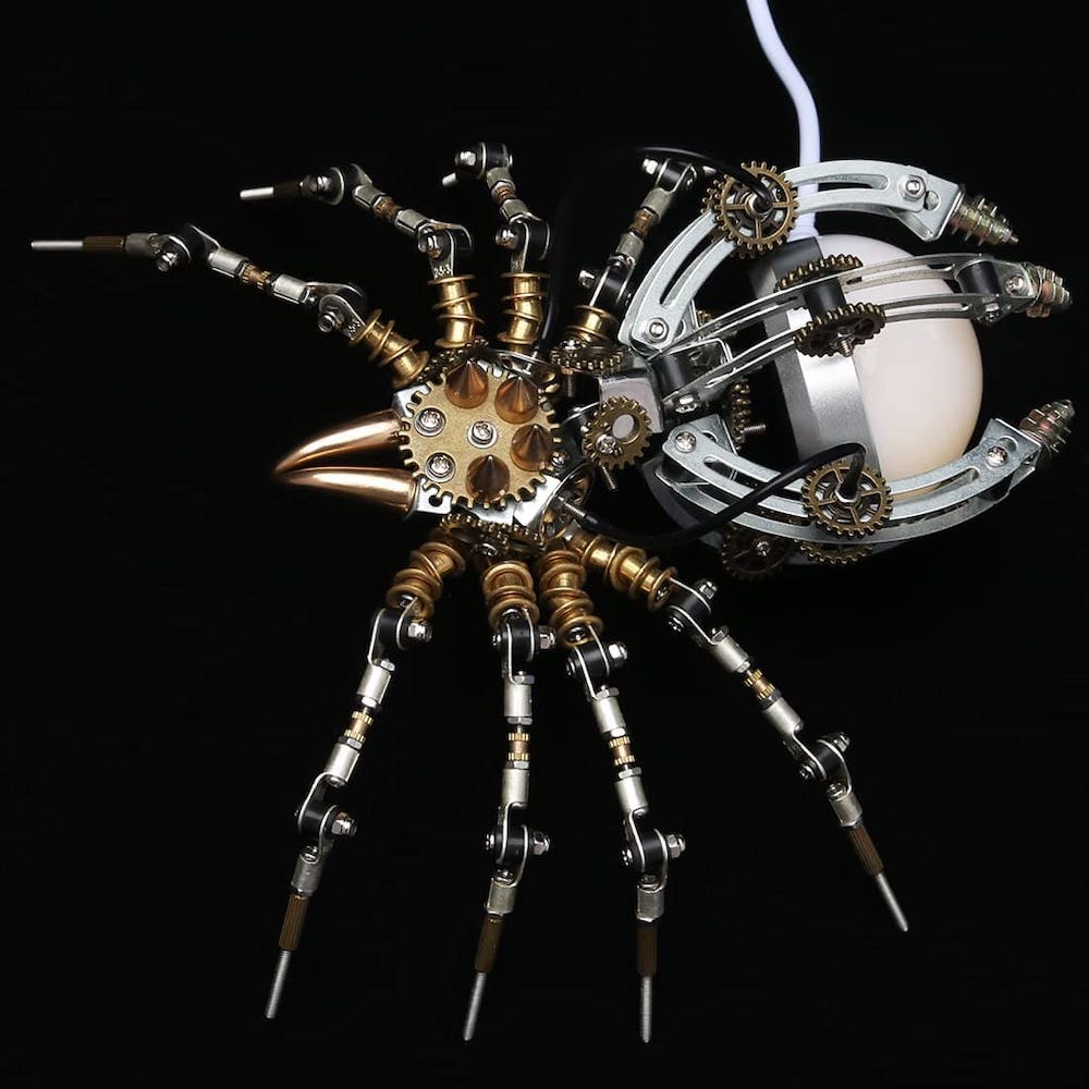 3D металічны пазл павук