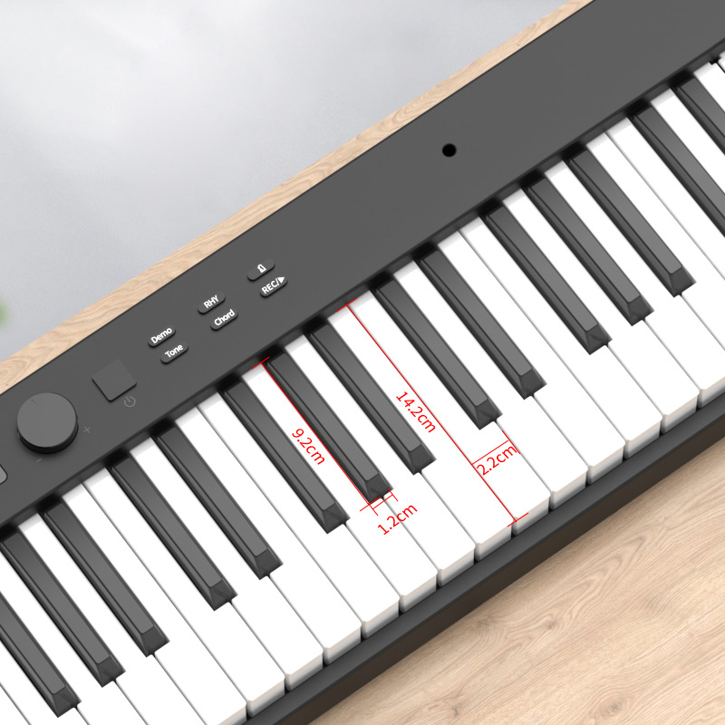 клавішы лічбавага піяніна MIDI
