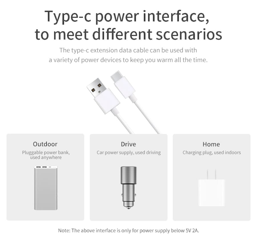 USB-кабель, Power Bank, адаптар аўтамабільнага прыпальвальніка