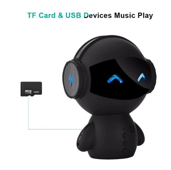 Bluetooth-дынамік падтрымлівае TF-карту прайграванне MP3