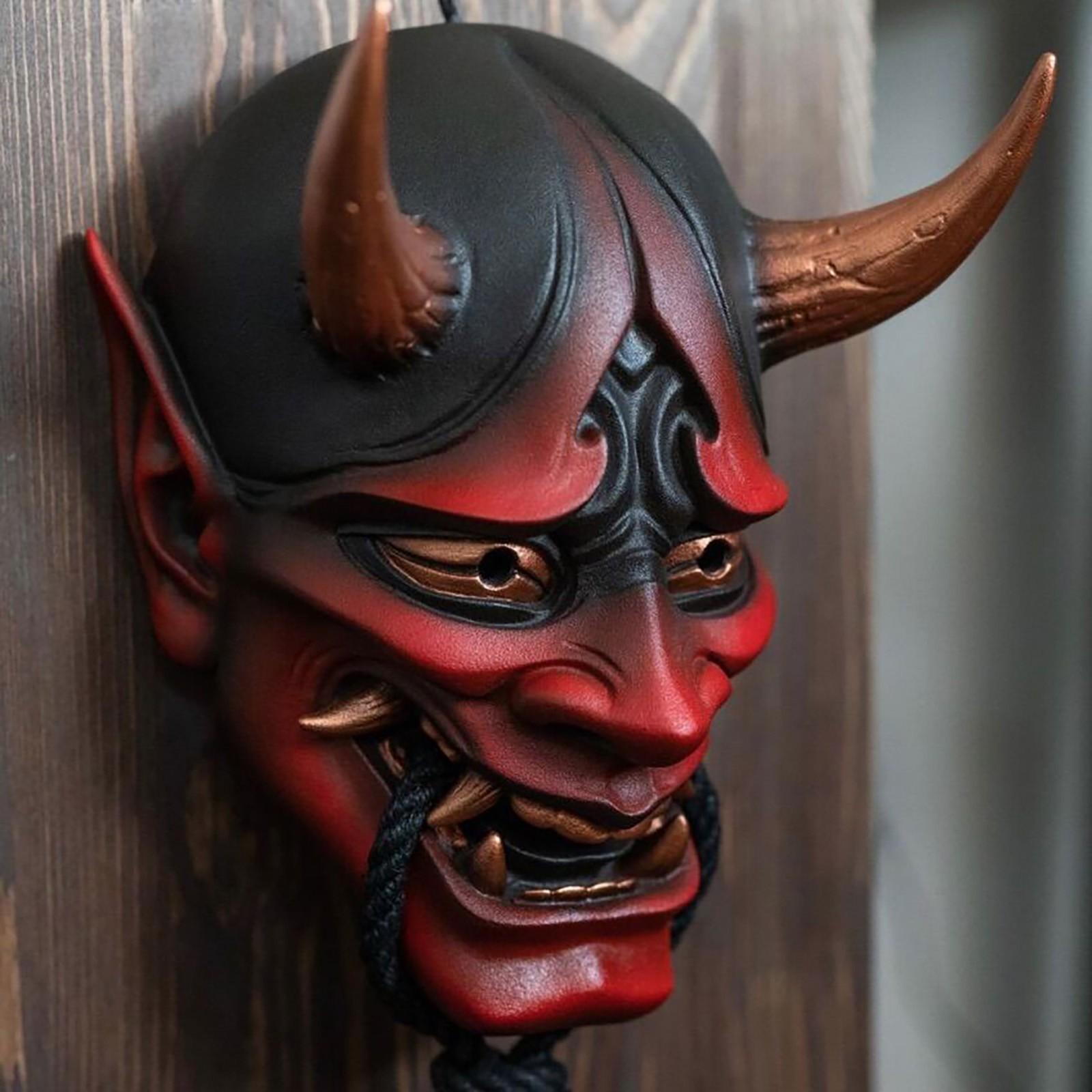 Японская карнавальная маска дэмана на твары