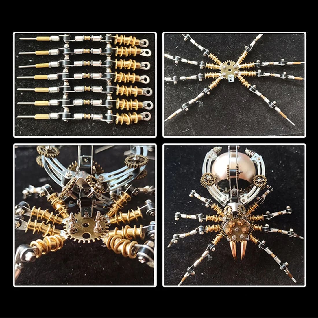 3D металічны пазл павук